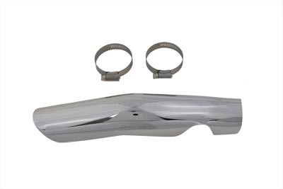 V-Twin - 30-0112 - Chrome Rear Heat Shield - Fits 1970-1984 Harley-Davidson FL