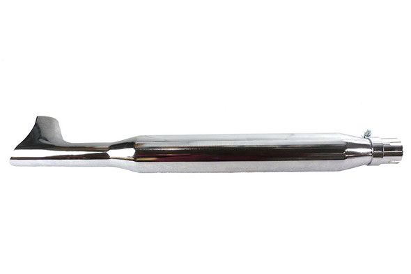 V-Twin - 30-0151 - Chrome Fishtail Muffler 30 inch