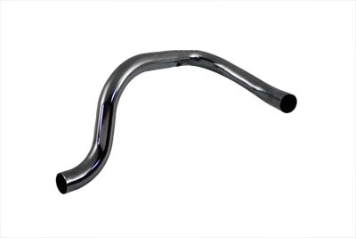 V-Twin - 30-0162 - Rear Crossover Exhaust Pipe Chrome - Fits 1965 Harley-Davidson FLH (Electric start Panhead only), 1965-1969 FL