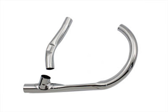V-Twin - 30-0188 - Chrome Exhaust Header Set