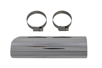 V-Twin - 30-0208 - 8 inch Lower Y Heat Shield - Fits 1970-1984 Harley-Davidson FL
