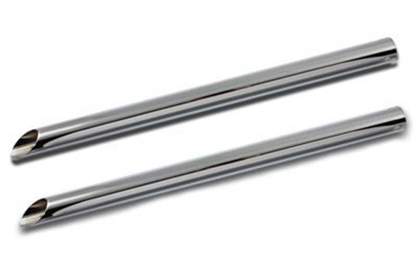 V-Twin - 30-0314 - Chrome 30 inch Straight Exhaust Pipe Extension