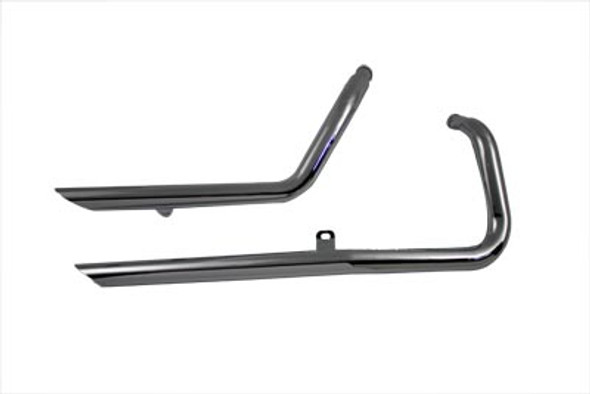 V-Twin - 30-0342 - XL Exhaust Drag Pipe Set Turn Down V-Twin - 30-0342 - XL Exhaust Drag Pipe Set Turn Down