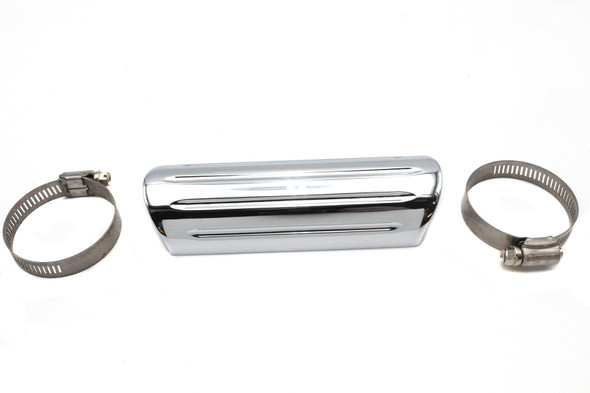 V-Twin - 30-0362 - Exhaust Heat Shield Grooved Style