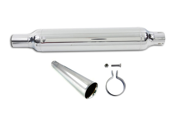 V-Twin - 30-0441 - Chrome Muffler With Megaphone Tip - Fits 1958-1984 Harley-Davidson FL