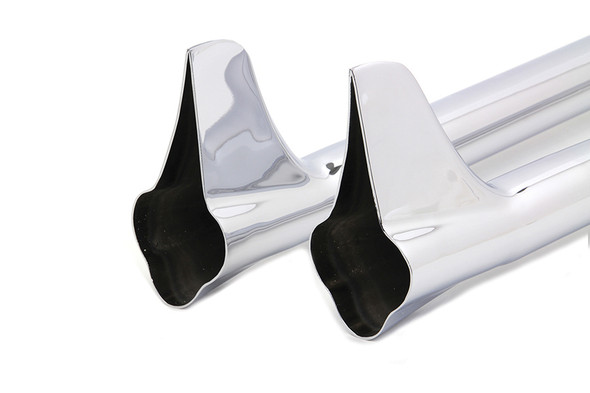 V-Twin - 30-0495 - 30 inch Straight Exhaust Pipe with Bronx Tail Set