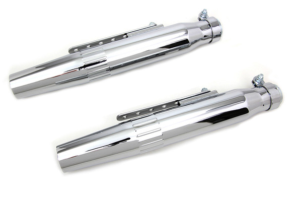 V-Twin - 30-0642 - Wyatt Gatling Tapered Muffler Set