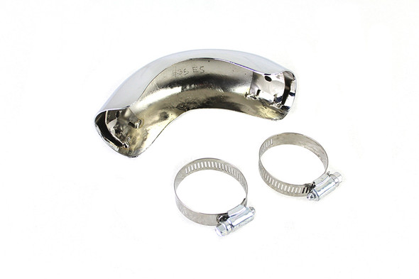 V-Twin - 30-0675 - Chrome Rear Heat Shield - Fits 1970-1984 Harley-Davidson FL