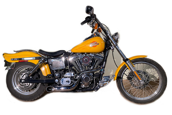 V-Twin - 30-0711 - FXD 2:1 Lake Side Pipe Exhaust Chrome - Fits 1991-2005 Harley-Davidson FXD