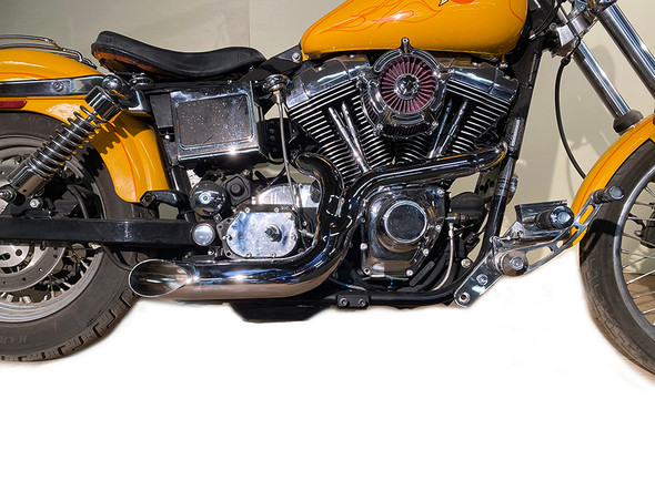 V-Twin - 30-0711 - FXD 2:1 Lake Side Pipe Exhaust Chrome