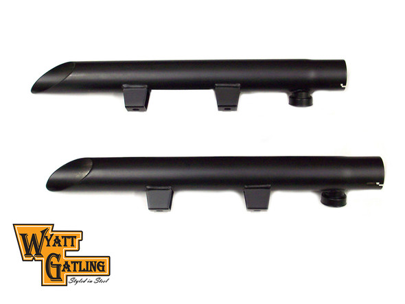 V-Twin - 30-0743 - Wyatt Gatling Pipe Exhaust Extension Set
