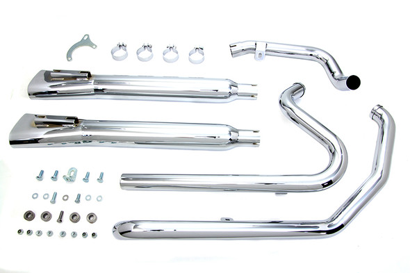 V-Twin - 30-0764 - Crossover Exhaust Header and Muffler Kit - Fits 2009 Harley-Davidson FLT