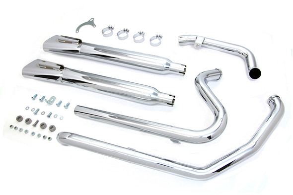 V-Twin - 30-0764 - Crossover Exhaust Header and Muffler Kit - Fits 2009 Harley-Davidson FLT