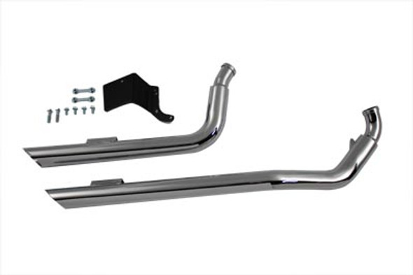 V-Twin - 30-0786 - Exhaust Drag Pipe Set Sweeper