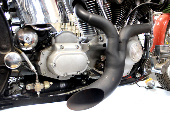 V-Twin - 30-0809 - Wyatt Gatling FXST Ground Pounder Black