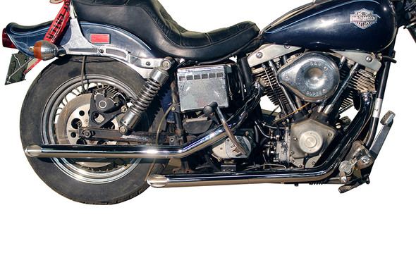 V-Twin - 30-1140 - MCM Illusion Drag Pipe Set Chrome