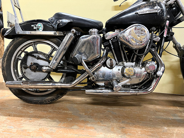 V-Twin - 30-1264 - Tapered Muffler Exhaust Kit Chrome Dual Type - Fits 1959-1978 Harley-Davidson XLCH, 1957-1978 XLH
