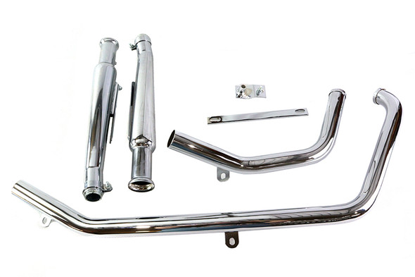 V-Twin - 30-1661 - Evolution Upsweep Megaphone Kit Rigid