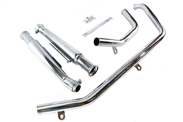 V-Twin - 30-1661 - Evolution Upsweep Megaphone Kit Rigid - Fits 1986-2017 Harley-Davidson FXST, FLST