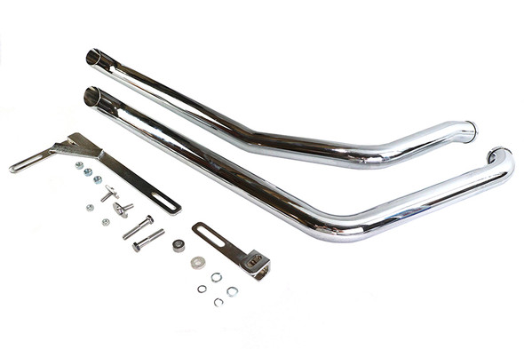 V-Twin - 30-2166 - Exhaust Drag Pipe Set Goose - Fits 1996-1999 Harley-Davidson FXST