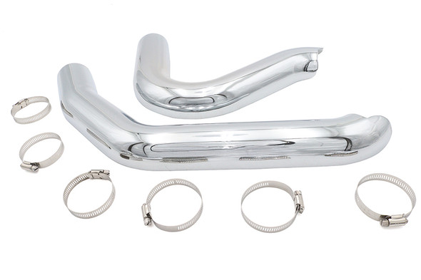 V-Twin - 30-2200 - Big Growl Heat Shield Set Chrome