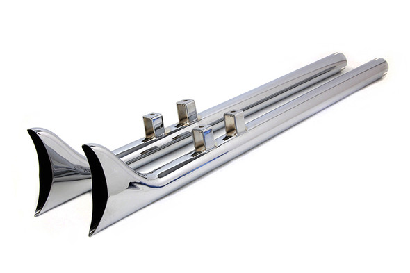 V-Twin - 30-3027 - Wyatt Gatling 36 inch Straight Fishtail Set