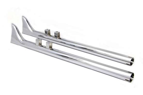 V-Twin - 30-3027 - Wyatt Gatling 36 inch Straight Fishtail Set