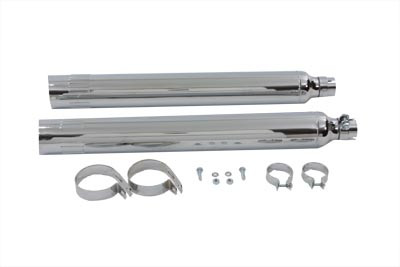 V-Twin - 30-3188 - Replica Muffler Set - Fits 1970-1984 Harley-Davidson FL