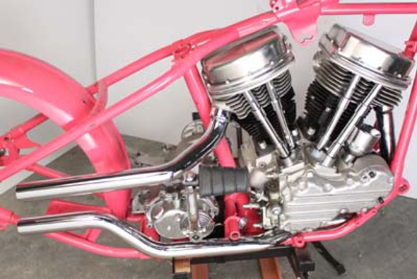 V-Twin - 30-3205 - Exhaust Drag Pipe Set Side by Side Style