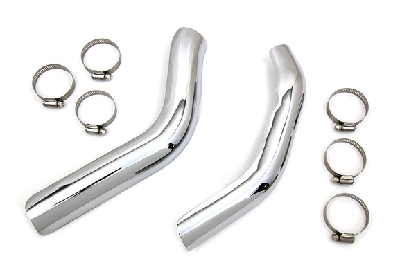 V-Twin - 30-3360 - Drag Exhaust Heat Shield Set - Fits 1986-2003 Harley-Davidson XL