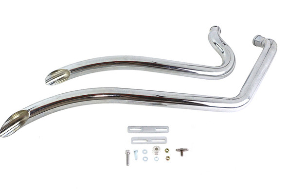 V-Twin - 30-7944 - Wyatt Gatling Smooth Radius Pipe Set Chrome