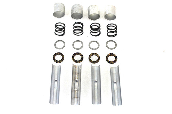 V-Twin - 3030-20 - Upper Pushrod Cover Kit Cadmium Plated