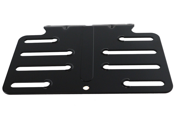 V-Twin - 31-0013 - License Backing Plate Black - Fits 2006-2009 Harley-Davidson FLT