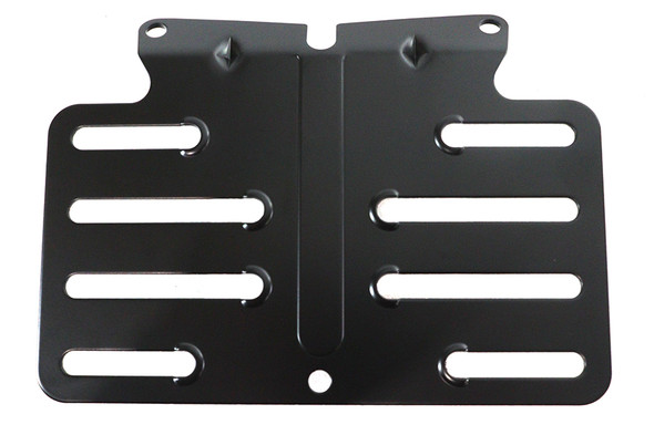V-Twin - 31-0013 - License Backing Plate Black - Fits 2006-2009 Harley-Davidson FLT