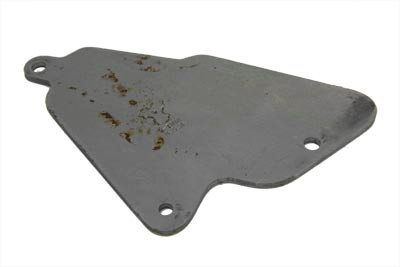 V-Twin - 31-0126 - Electric Starter Block Off Plate Black - Fits 1970-1978 Harley-Davidson XLH (Starter assembly is removed), 1970-1978 XLCH