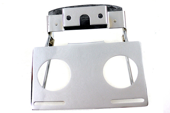 V-Twin - 31-0160 - Tail Lamp Chrome Stock Style Bracket - Fits 1984-1999 Harley-Davidson FXST, 1980-1986 FX