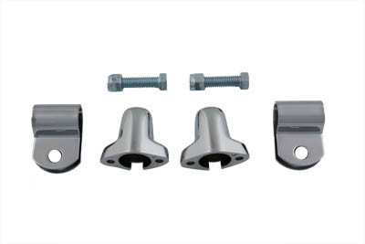 V-Twin - 31-0180 - Chrome Turn Signal Mounting Kit - Fits 1968-1984 Harley-Davidson FL