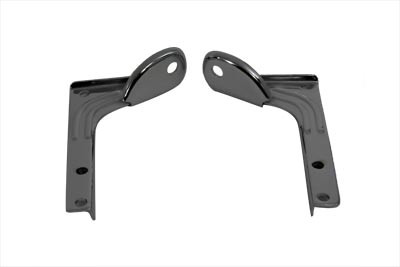 V-Twin - 31-0182 - Chrome Spotlamp Bracket For Front Fork - Fits 1948-1984 Harley-Davidson FLH