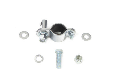 V-Twin - 31-0416 - Chrome Spotlamp Clamp Set - Fits 1941-1957 Harley-Davidson FL, 1938-1940 EL