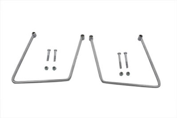 V-Twin - 31-0439 - Chrome Saddlebag Support Set