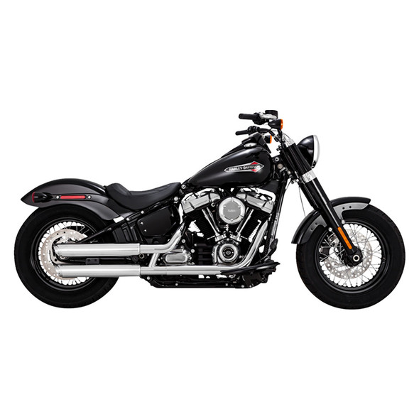 Vance & Hines 3" Round Twin Slash Slip-On Mufflers Fits '18 Softail Models