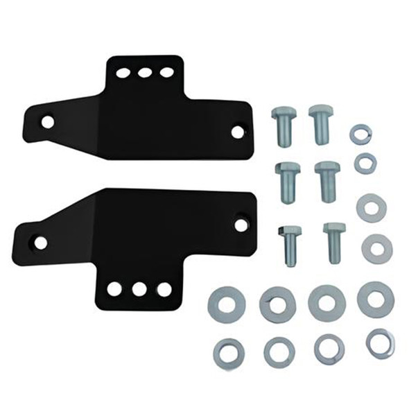 V-Twin - Black Seat Handrail Mount Kit fits Custom Application for Police Style Solo Seats