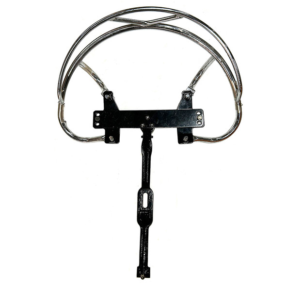 V-Twin - Black Seat Handrail Mount Kit fits Custom Application for Police Style Solo Seats