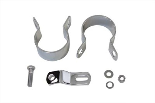 V-Twin - 31-0556 - Exhaust Mount Clamp Kit Chrome