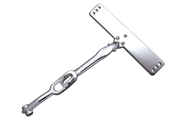 V-Twin - 31-0630 - Chrome Replica Seat T - Fits 1930-1936 Harley-Davidson WL, 1934-1936 G