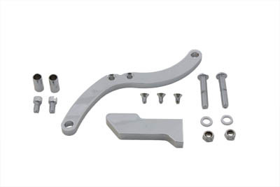 V-Twin - 31-0647 - Chrome Side Mount Bracket for Tail Lamp - Fits 1986-1999 Harley-Davidson FXST