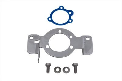 V-Twin - 31-0686 - Chrome Carburetor Support Bracket - Fits 1984-1999 Harley-Davidson FXST, 1984-1999 FLT (Evolution), 1984-1994 FXR (Evolution), 1991-1999 FXD (Evolution)