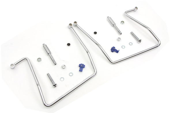 V-Twin - 31-0818 - Chrome Saddlebag Support Kit