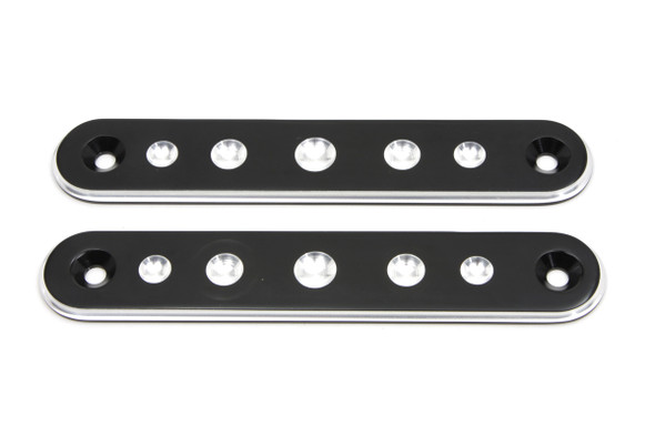 V-Twin - 31-0829 - Black Spotlamp Eliminator Bracket Set - Fits 1994-2013 Harley-Davidson FLT