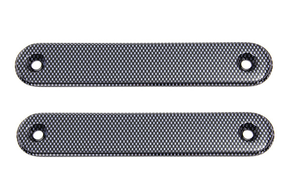 V-Twin - Carbon Fiber Spot Lamp Eliminator Bracket Set fits '93-'14 FLT Model